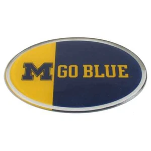 Michigan Wolverines Oval Acrylic Magnet - Picture 1 of 1