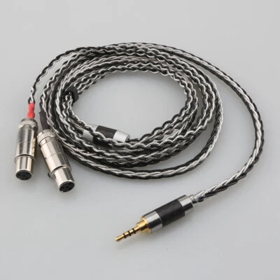 7N OCC Copper 8cores Headphone Cable for Audeze LCD-2 LCD-3 LCD-4 LCD-X LCD-XC