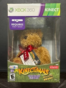 Xbox 360 Kinect Kinectimals Game w/ Plush Bear NEW Factory Sealed Bundle - Picture 1 of 3