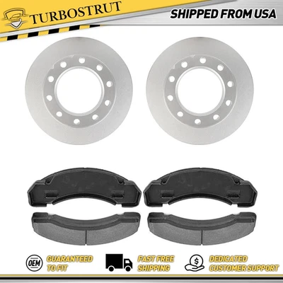 Kit de pastillas de freno rotores de freno traseros OE para Chevrolet C3500HD 1996-2002 Foto 1 de 4