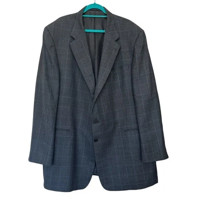 Burberry London Mens Houndstooth Blazer Jacket Size 56 XLG Wool Business USA - Image 1 of 4