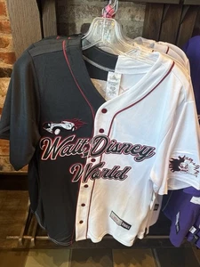 Disney Parks 2025 WDW Villains Crullella Baseball Jersey Size Medium New - Picture 1 of 2