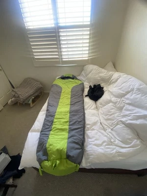 Teton Sports Tracker Double-Wide +5°F Ultralight Green Sleeping Bag - Image 1 of 4