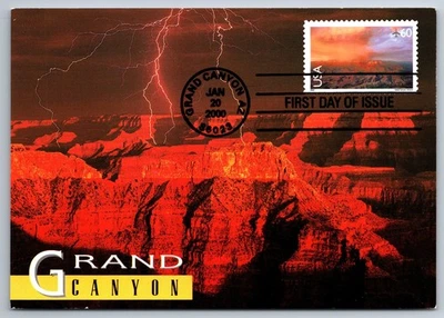 #C135 Grand Canyon Airmail FDC Maxi Card - Image 1 of 2