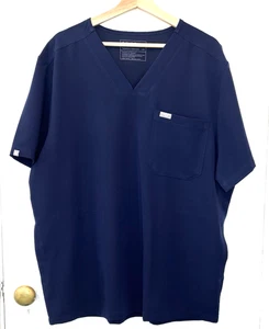 Blusa Médica FIGS Technical Collection Para Hombre Azul Marino Chisec Tres Bolsillos, Talla XXL, TM3000 - Imagen 1 de 13