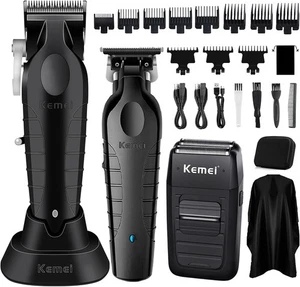 KEMEI Professional Hair Clipper, Trimmer, Beard Shaver Set for Men,...  - Picture 1 of 7