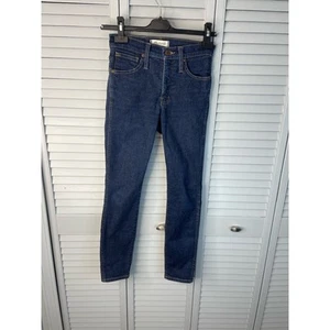 Madewell 10" High-Rise Skinny Dark Was Jeans Mujer Talla 24S - Imagen 1 de 6