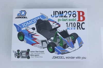 1/10 Plastic RC Go-Kart Model JDM298B Electric Racing Car Unlimited Retrofit KIT - Image 1 of 4