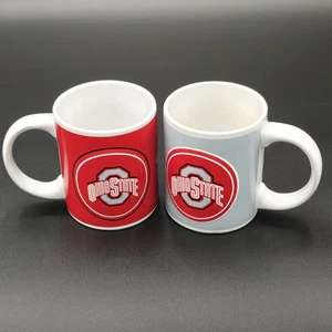 Ohio State Buckeyes Boelter Marken 2013 rot & grau 12 Unzen Keramik Becher Tasse 2er Set - Bild 1 von 13
