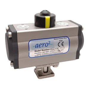 SVF A2S-20-11-V Aero² Pneumatic Spring Return Actuator, 90°, 120PSI, 1/4in NPT - Picture 1 of 8