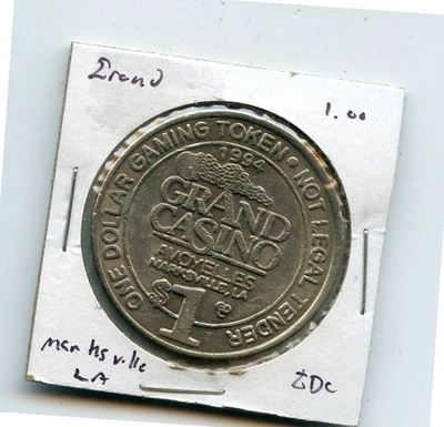 1.00 Token from the Grand Avoyelles Casino Marksville Louisiana - Image 1 of 2