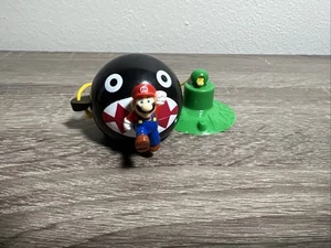Giocattolo Vintage 2002 Wendy’s Nintendo Super Mario Chomp Tira Ruote Indietro Aspirazione - Foto 1 di 7