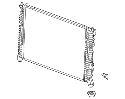 Genuine GM Radiator 84889155 - Image 1 of 3