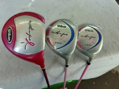 BOM CONJUNTO DE MADEIRA WILSON SLOPE FEMININO 1,3,5 WILSON LADY GRAFITE DESTRO - Imagem 1 de 4