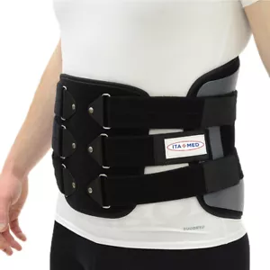 ITA-MED Ortesis Lumbosacra (back de silla) - 6 Tirones Ajustables - Hecho en EE. UU. - Imagen 1 de 3