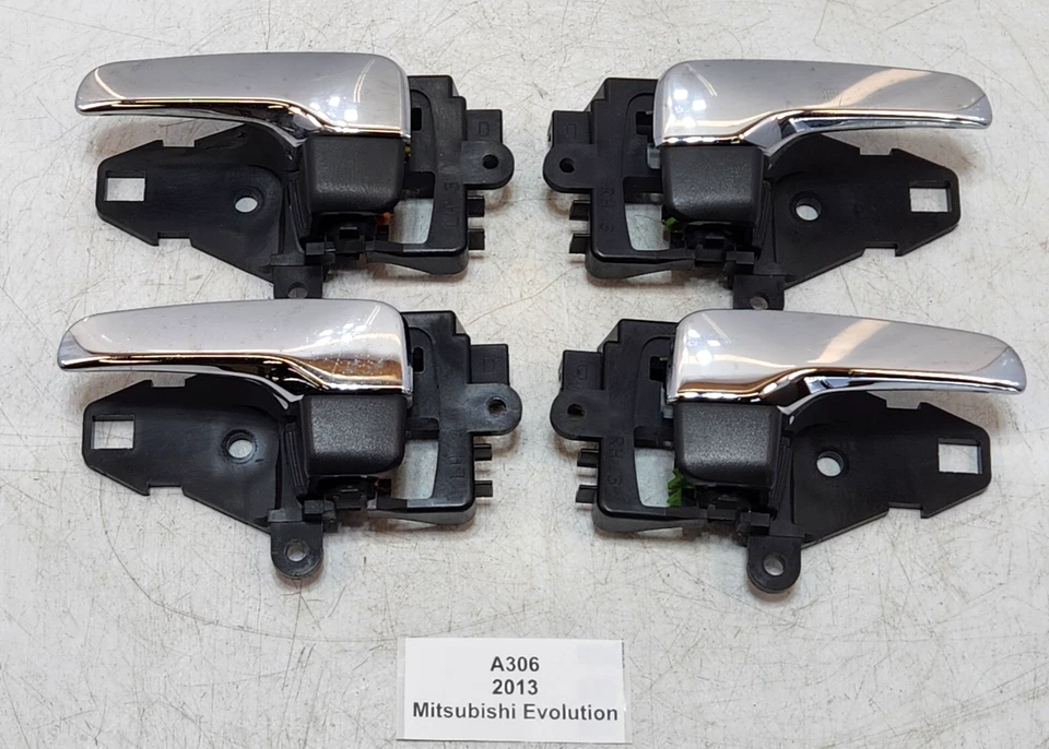 ✅ 08-15 Juego de manijas interiores de puerta trasera delantera Mitsubishi Lancer Evolution OEM* Foto 1 de 4