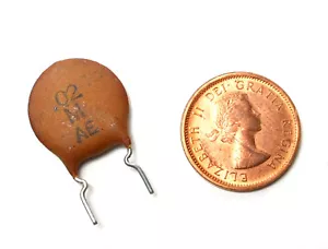 NUEVO DE LOTE ANTIGUO ARCO AE disco de cerámica .02uF 500V amplificador de audio olla condensador 0.02 mfd - Imagen 1 de 1