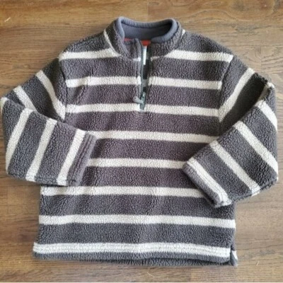 GYMBOREE Niños 4 Marrón Rayas Polar Foto 1 de 4