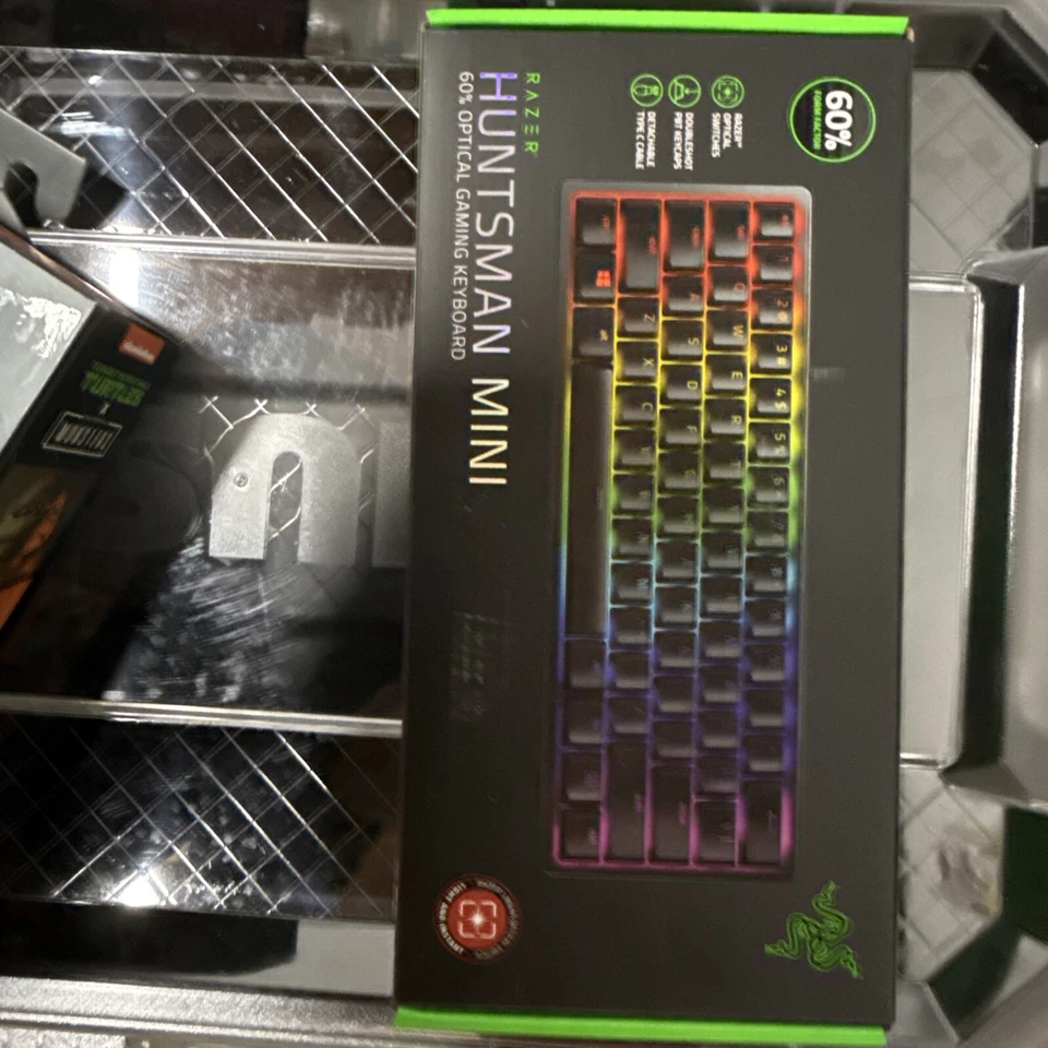 NEW SEALED Razer Huntsman Mini Optical Gaming Keyboard RZ03-03390200-R3M1 - Image 1 of 2