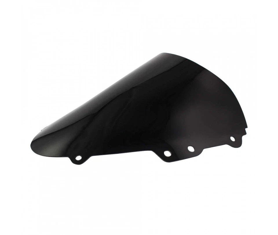 Suzuki 600 Gsxr / 750 - 04/05 - parabrisas Deporte Negro Doble Curvatura / - Imagen 1 de 1