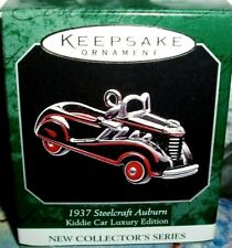 1937 Steelcraft Auburn`1998`Miniature#1 Kiddie Car Lux Series,Hallmark Ornament