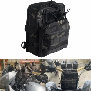 Bolsa de manillar de nailon estilo club barra en T para Harley Softail Dyna Sportster 833/1200 - Imagen 1 de 9