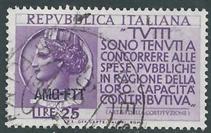 1954 TRIESTE A USATO REDDITO - L11 - Picture 1 of 1