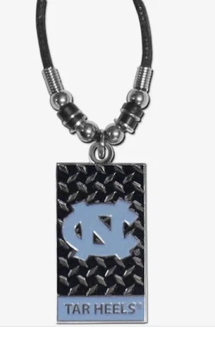 North Carolina Tar Heels Necklace Rope Diamond Plate Ncaa Cover