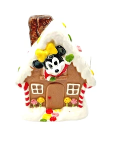Vintage Minnie Mouse Disney Lebkuchenhaus Weihnachten Spieluhr fehlende Teile - Bild 1 von 9