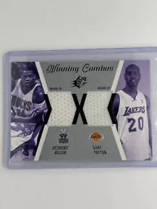 2003-04 SPx #WC14 Desmond Mason / Gary Payton Winning Materials Combos - Picture 1 of 2