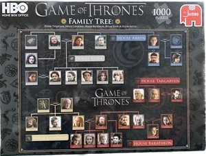 HBO Game Of Thrones - Family Tree 1,000 Piece Jigsaw Puzzle - BNIB / Sealed - Picture 1 of 3