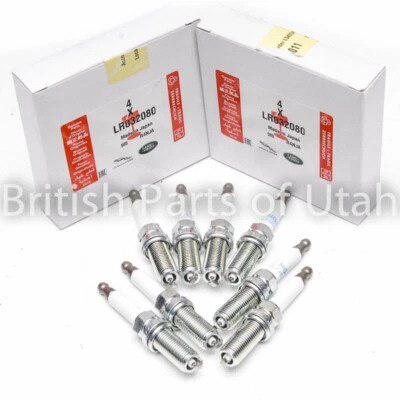 路虎揽胜 Sport LR4 V8 5.0L 火花塞 正品 原始设备制造商 工厂激光铱 — 第 1/4 张图片