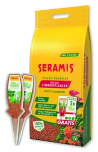 Seramis Pflanz-Granulat für Zimmerpflanzen 15 l + 2 Bio-Vitalkuren gratis - Bild 1 von 7