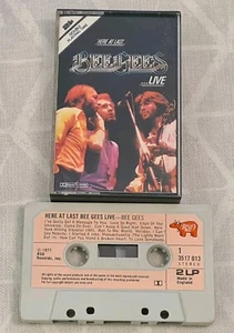 Here At Last - Bee Gees Live 2LP Cassette Tape album RSO 1977 - Picture 1 of 6