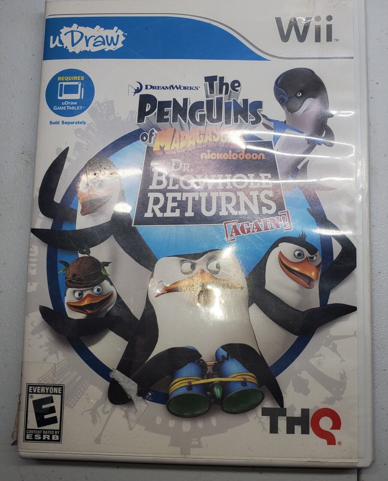Penguins of Madagascar Dr Blowhole Returns Again (Nintendo Wii 2011) CIB 