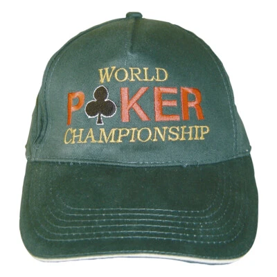 Baseballcap mit Einstickung - Poker World Championship - 68431 grün - Bild 1 von 2