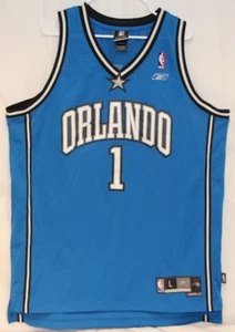 Tracy McGrady #1 Orlando Magic Reebok Mens Jersey Large +2 Length - Picture 1 of 14