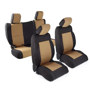 Smittybilt Complete front rear Neoprene Seat Covers 07 FOR Jeep Wrangler 4 door - Picture 1 of 1
