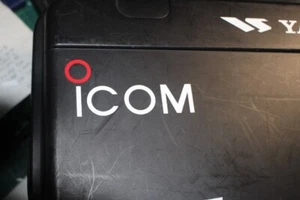 Sticker word icom - Ham Radio DX Vinyl Sticker 100mm x 48mm - Picture 1 of 11
