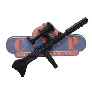 GI Joe Weapon Leatherneck blackgun with scope 1993 Original Figure Accessory - Picture 1 of 1