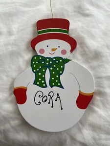 Snowman Christmas Ornament: Cora - Picture 1 of 2