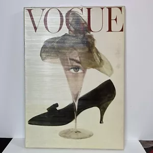 1957 Oktober Vintage Vogue Canvas Kunst - High Heel & Champagner - 26x18"" - Bild 1 von 7