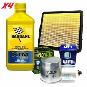 KIT TAGLIANDO BMW K 100 RS BARDAHL XTM 20W50 FILTRO OLIO ARIA BENZINA 1990 - Imagen 1 de 6