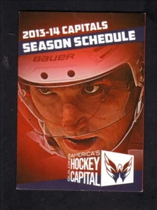 Washington Capitals 2013-14Pocket Schedule Caps Kids Club - Picture 1 of 2