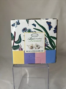 Portmeirion Botanic Garden Bird Shaped Salt & Pepper Shaker Figural NEW IN BOX - Picture 1 of 6