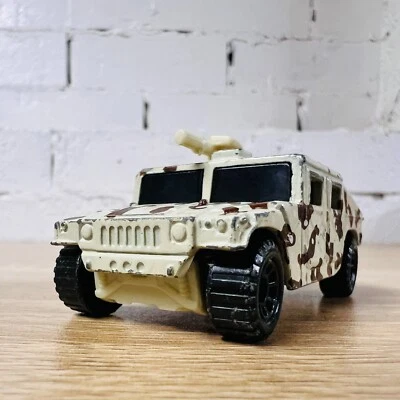 Hummer Humvee with Gun 1994 MB256 Khaki Brown Orange Cross - Image 1 of 4
