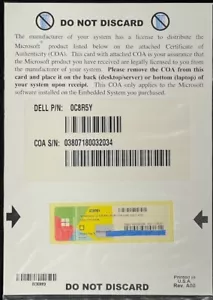 Microsoft Windows 10 IoT ENT 2016 LTSB OEM Software / Virtual Only QOS / C8R5Y - Picture 1 of 2