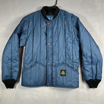 Chaqueta RefrigiWear para Hombres Azul Medio Ropa de Trabajo Aislada Relleno de Fibra Foto 1 de 4