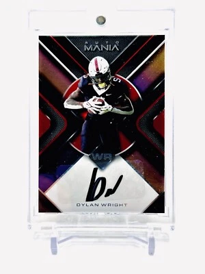 Dylan Wright *2022 Wild Card Auto Mania* X Fractor RC AUTO #AM-TR3-T.C.U. - Image 1 of 2