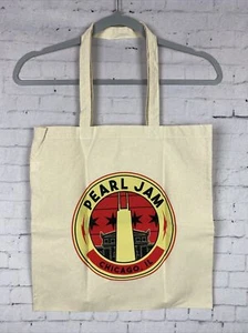 Borsa tote Pearl Jam 2018 Chicago Wrigley Field riutilizzabile nuovissima (PJ4) - Foto 1 di 3